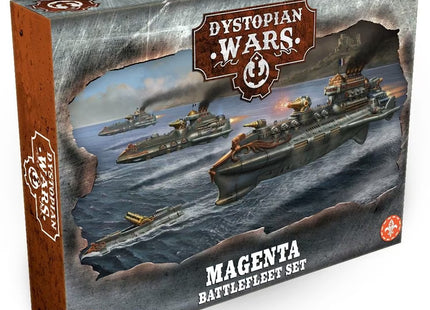 Gamers Guild AZ Warcradle Studios Dystopian Wars: Magenta Battlefleet Set Occam Distribution