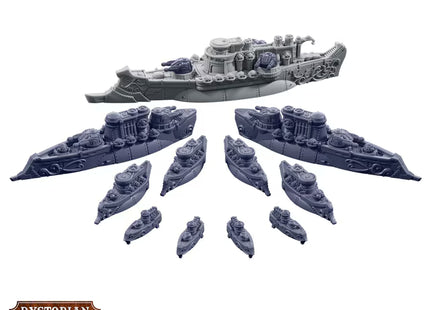 Gamers Guild AZ Warcradle Studios Dystopian Wars: Mars Battlefleet Set Occam Distribution