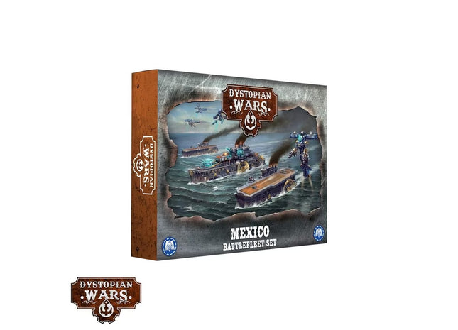 Gamers Guild AZ Warcradle Studios Dystopian Wars: Mexico Battlefleet Set Occam Distribution
