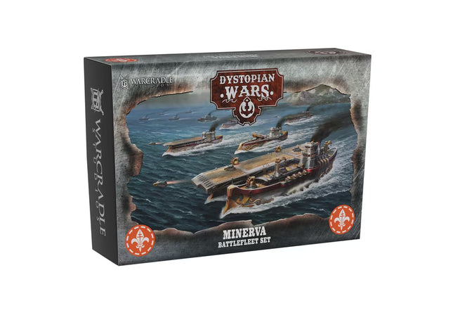 Gamers Guild AZ Warcradle Studios Dystopian Wars: Minerva Battlefleet Set Occam Distribution
