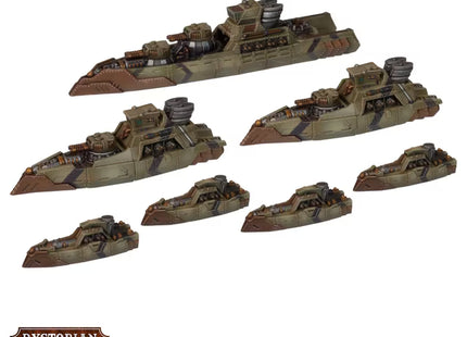 Gamers Guild AZ Warcradle Studios Dystopian Wars: Ragnarok Battlefleet Set Occam Distribution