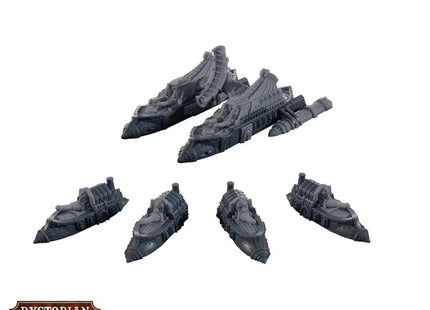 Gamers Guild AZ Warcradle Studios Dystopian Wars: Retaj Battlefleet Set Occam Distribution