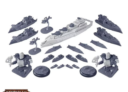 Gamers Guild AZ Warcradle Studios Dystopian Wars: Scions of Jutland Battlefleet Set Occam Distribution