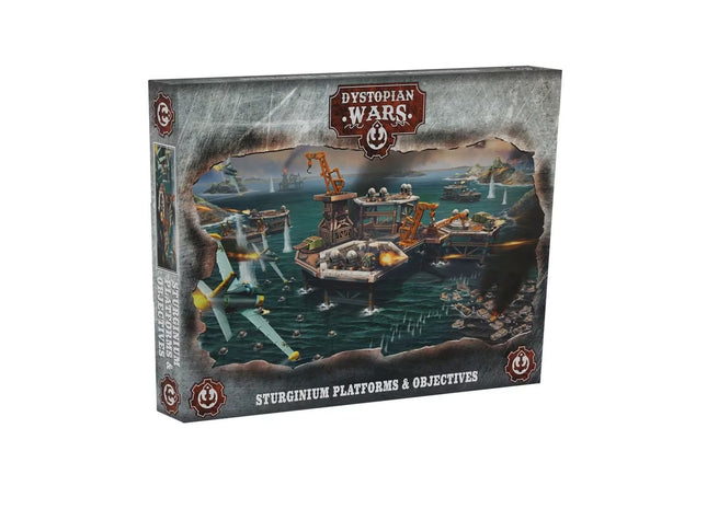 Gamers Guild AZ Warcradle Studios Dystopian Wars: Sturginium Platforms & Objectives Set Occam Distribution
