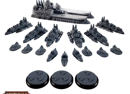 Gamers Guild AZ Warcradle Studios Dystopian Wars: Suleiman Battlefleet Set Occam Distribution