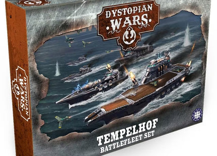 Gamers Guild AZ Warcradle Studios Dystopian Wars: Tempelhof Battlefleet Set Occam Distribution