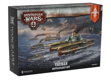 Gamers Guild AZ Warcradle Studios Dystopian Wars: Vauban Battlefleet Set Occam Distribution