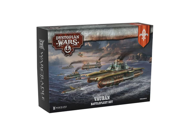 Gamers Guild AZ Warcradle Studios Dystopian Wars: Vauban Battlefleet Set Occam Distribution