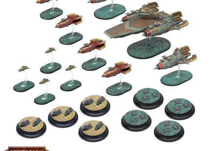 Gamers Guild AZ Warcradle Studios Dystopian Wars: Zamiec Battlefleet Set Occam Distribution
