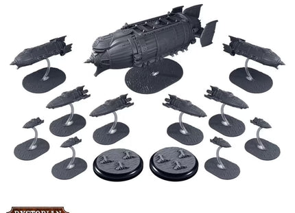 Gamers Guild AZ Warcradle Studios Dystopian Wars: Zeppelin Battlefleet Set Occam Distribution