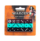 Gamers Guild AZ Warcry Warcry: Jade Obelisk Dice Set Games-Workshop