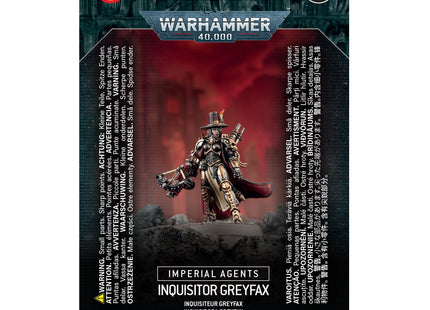 Gamers Guild AZ Warhammer 40,000 Imperial Agents - Inquisitor Greyfax Games-Workshop