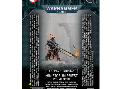 Gamers Guild AZ Warhammer 40,000 Warhammer 40k: Adepta Sororitas - Ministorum Priest With Vindictor Games-Workshop