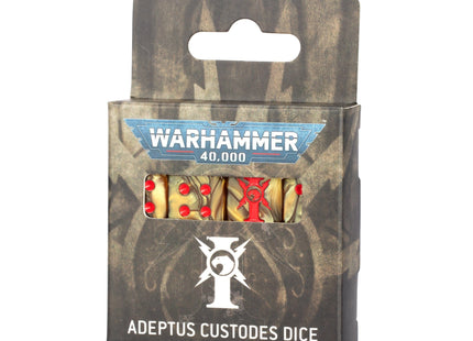 Gamers Guild AZ Warhammer 40,000 Warhammer 40K: Adeptus Custodes - Dice (Pre-Order) Games-Workshop