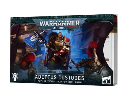 Gamers Guild AZ Warhammer 40,000 Warhammer 40K: Adeptus Custodes - Index Cards (Pre-Order) Games-Workshop