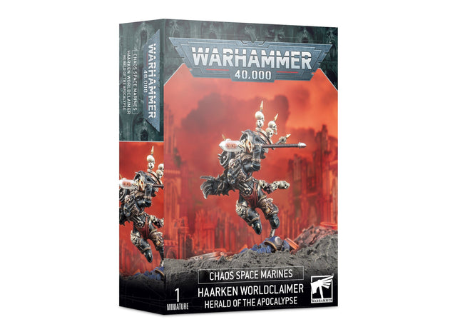 Gamers Guild AZ Warhammer 40,000 Warhammer 40K: Chaos Space Marines - Haarken Worldclaimer, Herald of the Apocalypse Games-Workshop