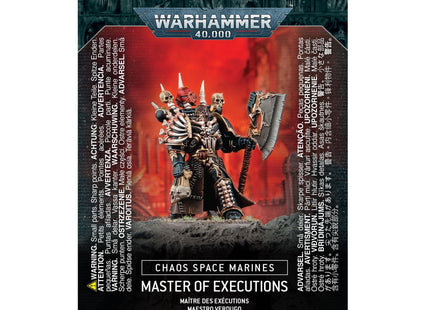 Gamers Guild AZ Warhammer 40,000 Warhammer 40K: Chaos Space Marines - Master of Executions Games-Workshop