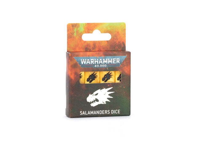 Gamers Guild AZ Warhammer 40,000 Warhammer 40K: Datacards: Salamanders Dice (Pre-Order) Games-Workshop