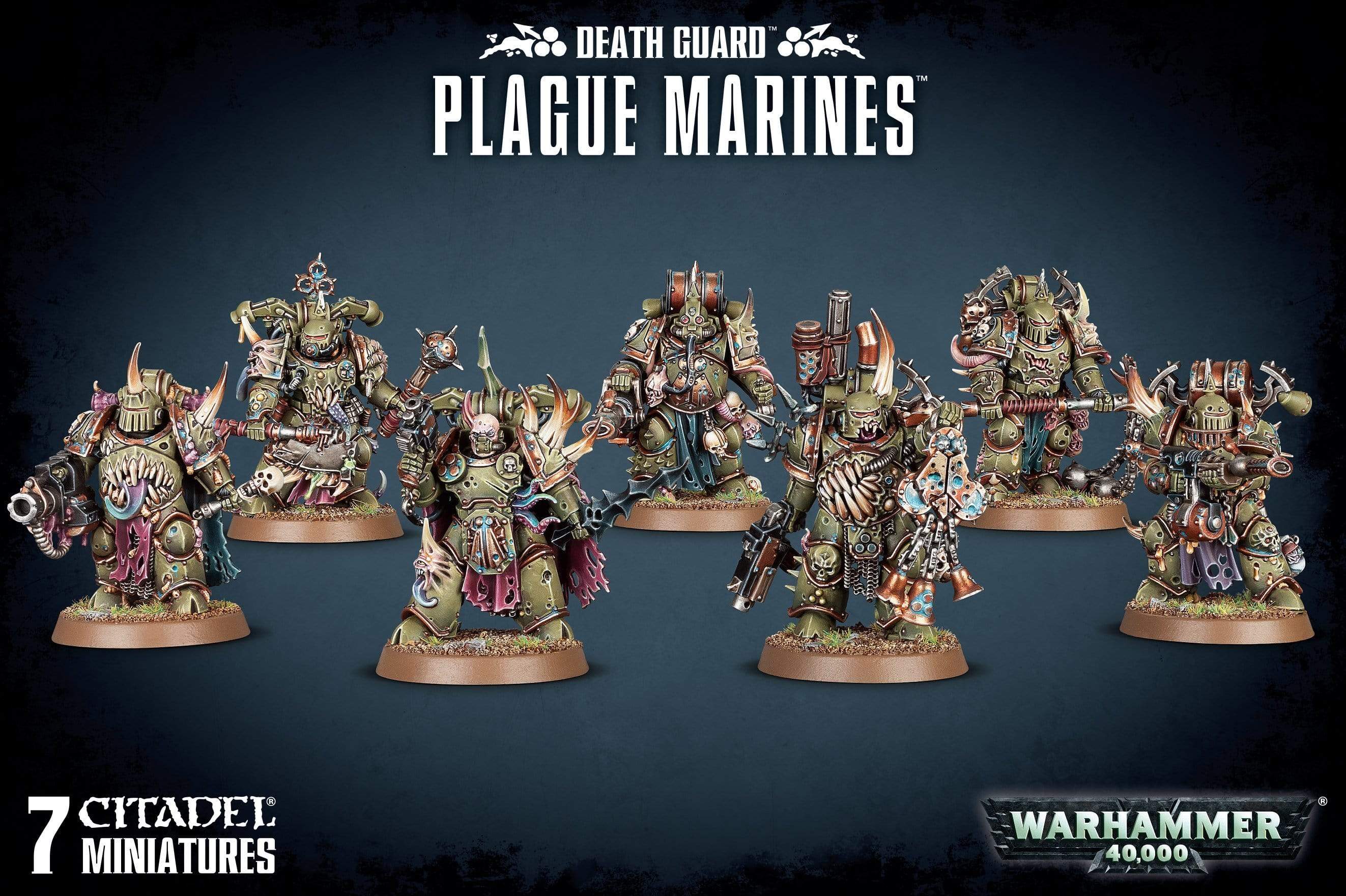 Warhammer 40K: Death Guard - Plague Marines – Gamers Guild AZ