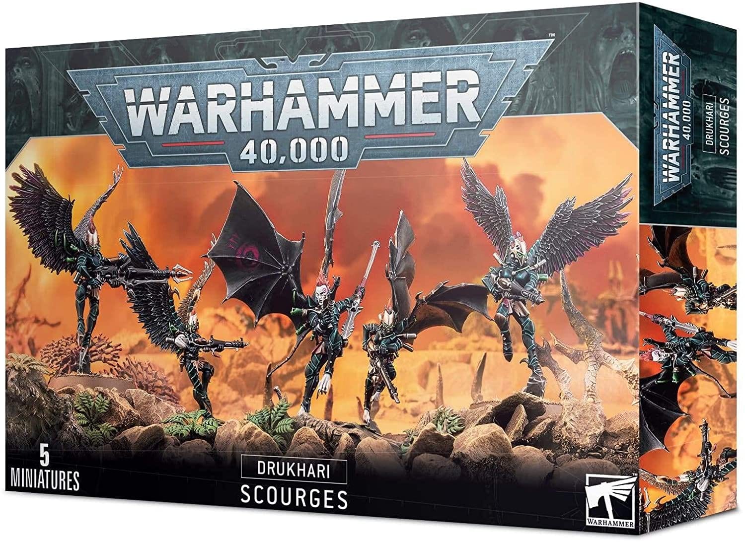 Games Workshop-« Drukhari Scourges » Miniature, 99120112029, Black Games Workshop-« Drukhari Scourges » Miniature, 99120112029, Black