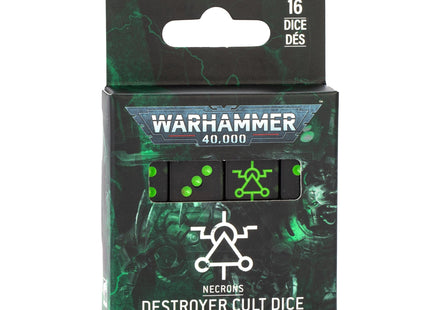Gamers Guild AZ Warhammer 40,000 Warhammer 40K: Necrons - Destroyer Cult Dice (Pre-Order) Games-Workshop