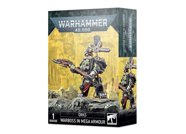 Gamers Guild AZ Warhammer 40,000 Warhammer 40K: Orks - Warboss in Mega Armour Games-Workshop