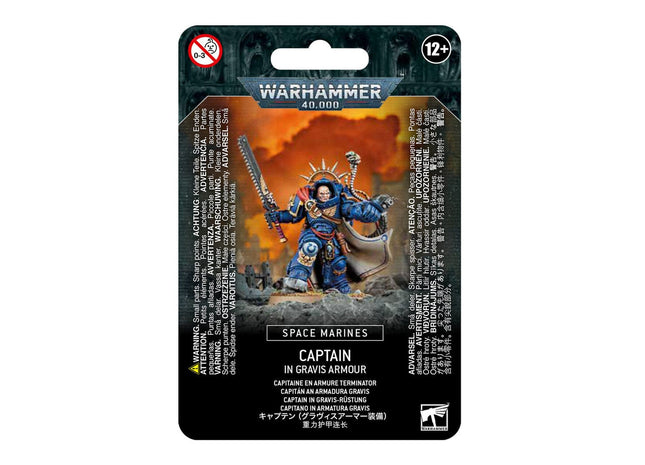 Gamers Guild AZ Warhammer 40,000 Warhammer 40K: Space Marines - Captain in Gravis Armour Games-Workshop