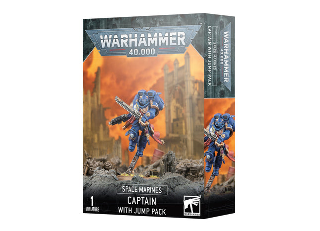 Gamers Guild AZ Warhammer 40,000 Warhammer 40K: Space Marines - Captain With Jump Pack (Pre-Order) Games-Workshop