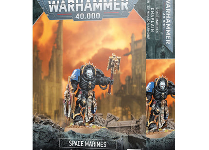 Gamers Guild AZ Warhammer 40,000 Warhammer 40K: Space Marines - Chaplain In Terminator Armor (Pre-Order) Games-Workshop