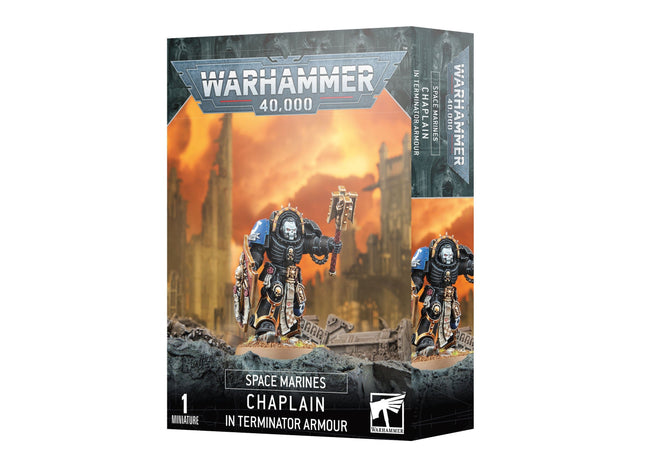 Gamers Guild AZ Warhammer 40,000 Warhammer 40K: Space Marines - Chaplain In Terminator Armor (Pre-Order) Games-Workshop