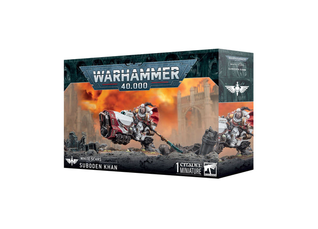 Gamers Guild AZ Warhammer 40,000 Warhammer 40K: White Scars - Suboden Khan (Pre-Order) Games-Workshop