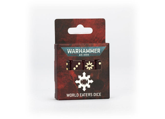 Gamers Guild AZ Warhammer 40,000 Warhammer 40K: World Eaters Dice Set (Pre-Order) Games-Workshop