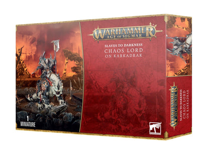Gamers Guild AZ Warhammer 40,000 Warhammer Age of Sigmar: Slaves to Darkness - Chaos Lord on Karkadrak Games-Workshop