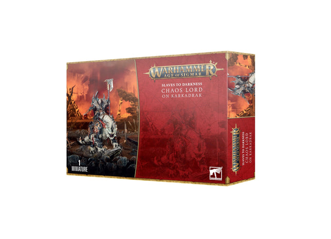 Gamers Guild AZ Warhammer 40,000 Warhammer Age of Sigmar: Slaves to Darkness - Chaos Lord on Karkadrak Games-Workshop