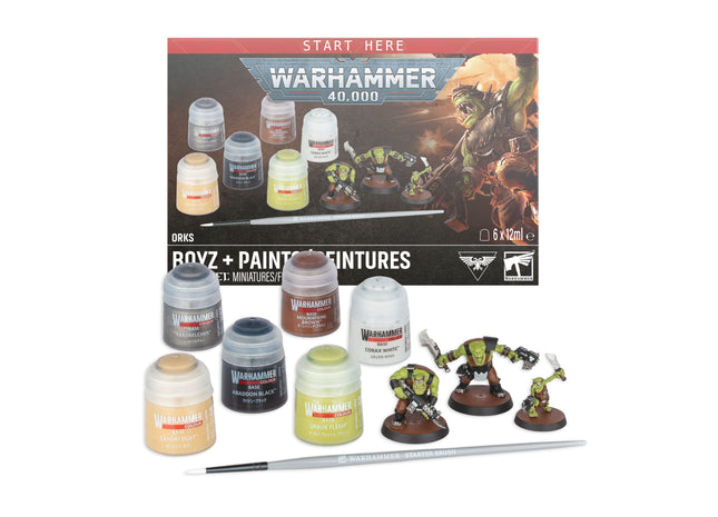Gamers Guild AZ Warhammer 40K Warhammer 40K: Orks - Boyz + Paints (Pre-Order) Games-Workshop