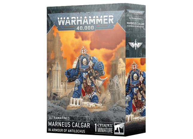 Gamers Guild AZ Warhammer 40k Warhammer 40K: Ultramarines - Marneus Calgar in Armour of Antilochus (Pre-Order) Games-Workshop
