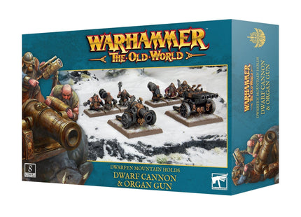 Gamers Guild AZ Warhammer The Old World Warhammer The Old World: Dwarfen Mountain Holds - Cannon And Organ Gun Games-Workshop