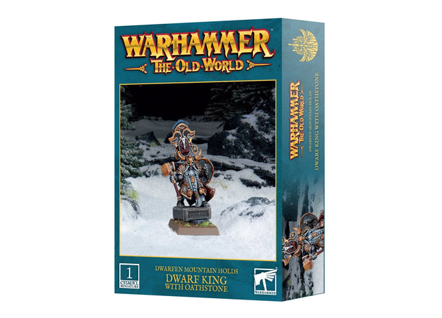 Gamers Guild AZ Warhammer The Old World Warhammer The Old World: Dwarfen Mountain Holds - Dwarf King with Oathstone Games-Workshop