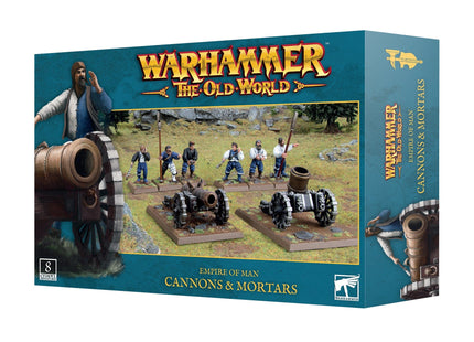 Gamers Guild AZ Warhammer The Old World Warhammer The Old World: Empire of Man: Cannons and Mortars (Pre-Order) Games-Workshop