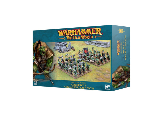 Gamers Guild AZ Warhammer The Old World Warhammer The Old World: - Orcs and Goblins Orc Arrer Boyz Mobz Games-Workshop