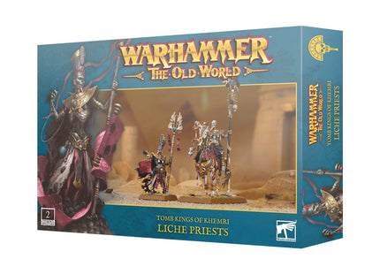 Gamers Guild AZ Warhammer The Old World Warhammer The Old World: Tomb Kings of Khemri - Liche Priests (Pre-Order) Games-Workshop
