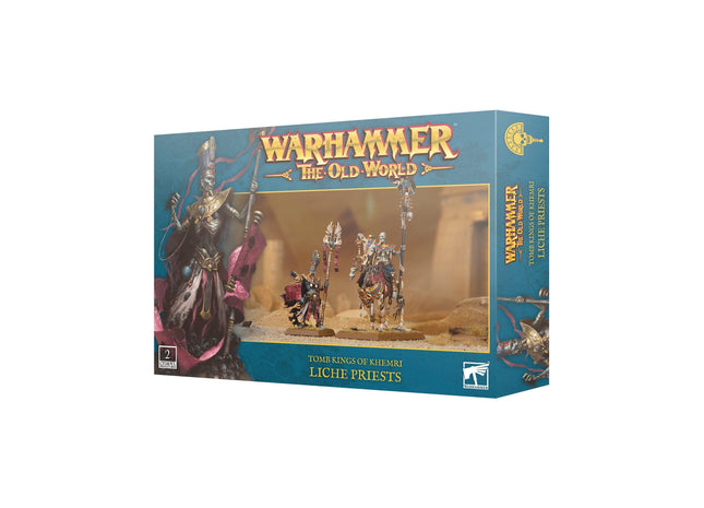 Gamers Guild AZ Warhammer The Old World Warhammer The Old World: Tomb Kings of Khemri - Liche Priests (Pre-Order) Games-Workshop