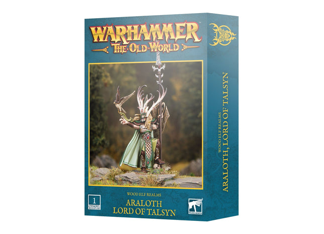 Gamers Guild AZ Warhammer The Old World Warhammer The Old World: Wood Elf Realms: Araloth, Lord of Talsyn (Pre-Order) Games-Workshop