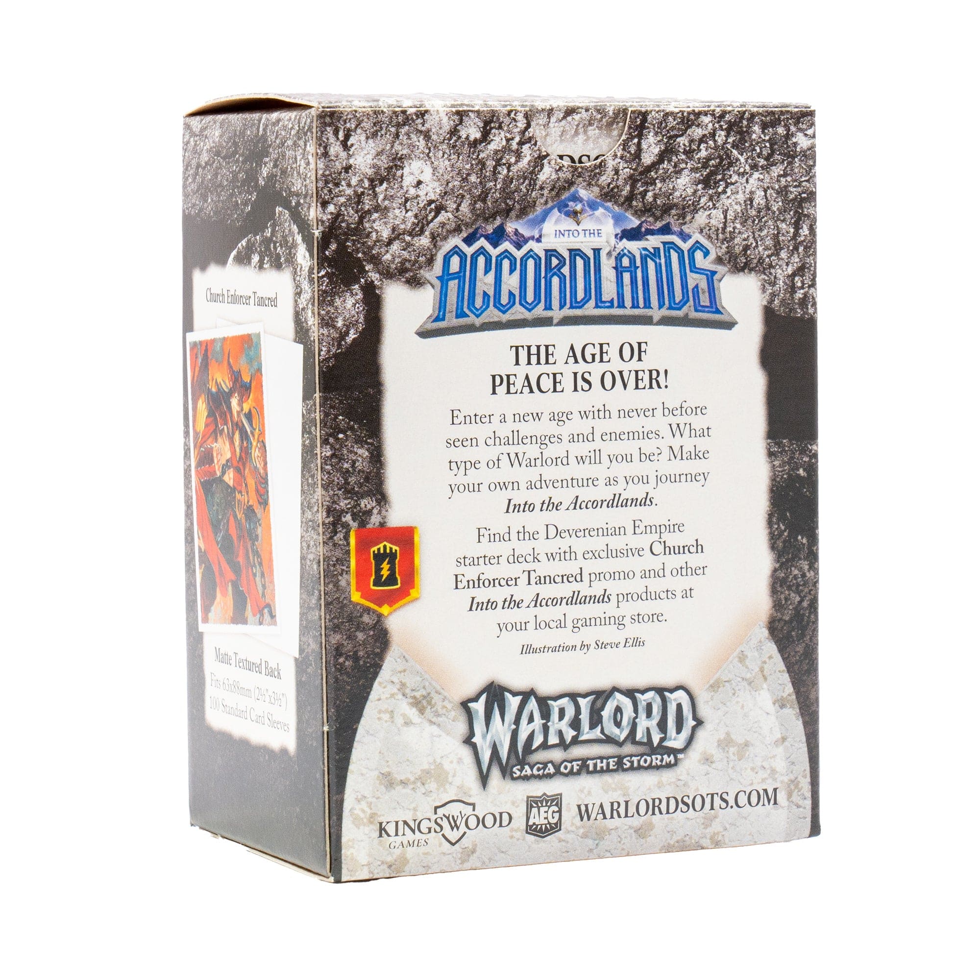 Warlord: Saga of the Storm - Into the Accordlands: Deverenian Empire 100ct Sleeves Warlord: Saga of the Storm - Into the Accordlands: Deverenian Empire 100ct Sleeves
