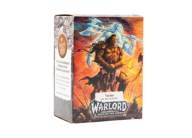 Gamers Guild AZ Warlord Sleeves Warlord: Saga of the Storm - Vactus Art Sleeves Warlord Sleeves