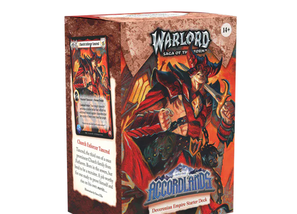 Gamers Guild AZ Warlord Warlord: Saga of the Storm CCG: Into the Accordlands Starter Deck - Deverenian Empire Team Covenant