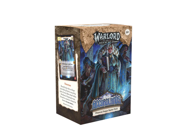 Gamers Guild AZ Warlord Warlord: Saga of the Storm CCG: Into the Accordlands Starter Deck - Dwarven Forges Team Covenant
