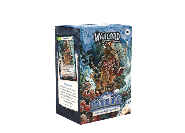 Gamers Guild AZ Warlord Warlord: Saga of the Storm CCG: Into the Accordlands Starter Deck - Mercenary Guilds Team Covenant