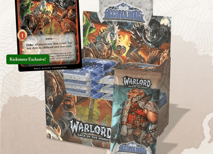 Gamers Guild AZ Warlord Warlord: Saga of the Storm CCG - Kickstarter Booster Box (Pre-Order) Kickstarter