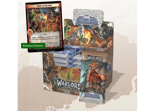 Gamers Guild AZ Warlord Warlord: Saga of the Storm CCG - Kickstarter Booster Box (Pre-Order) Kickstarter